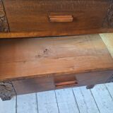 Art Deco chest of drawers, vintage antique furniture