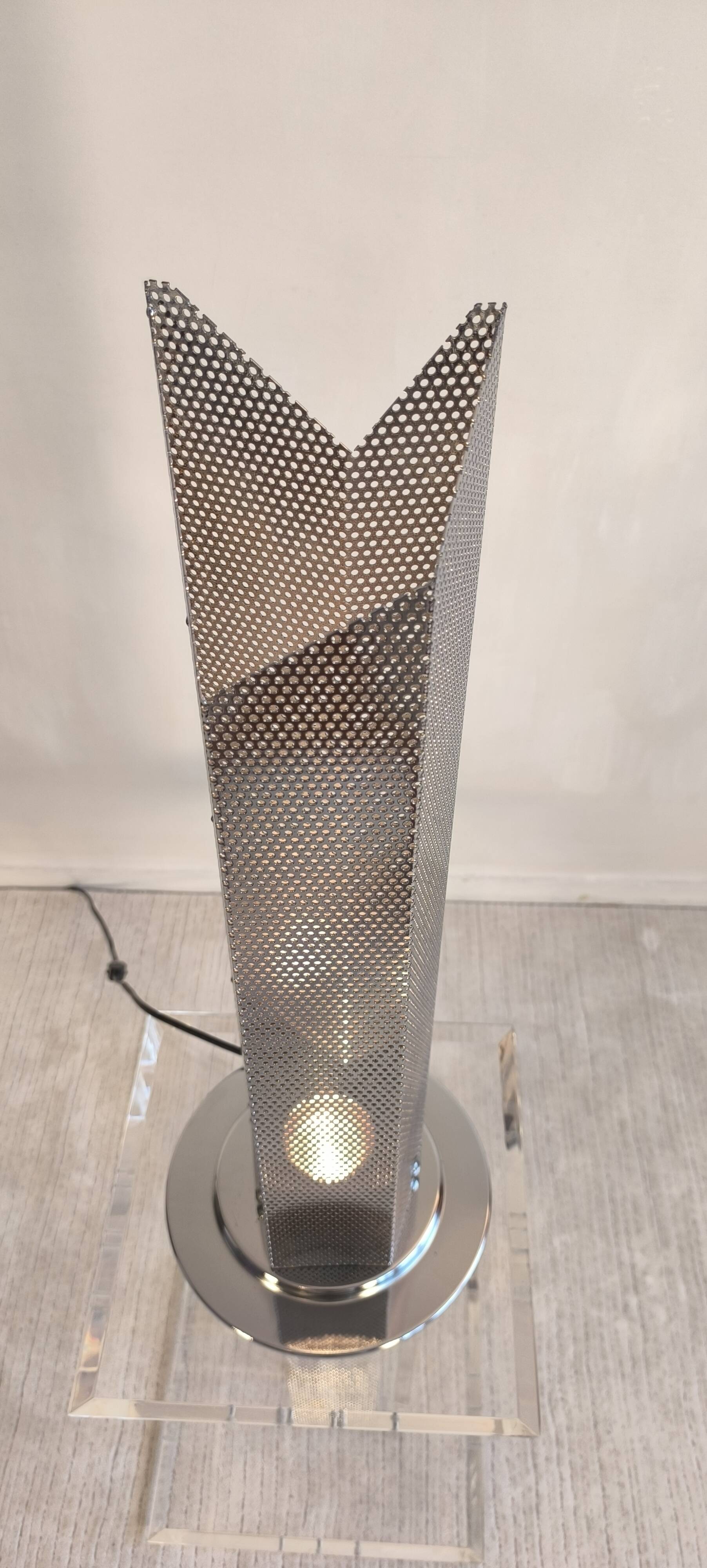 Postmodern "Skyscraper" lamp – Italy, 1980s