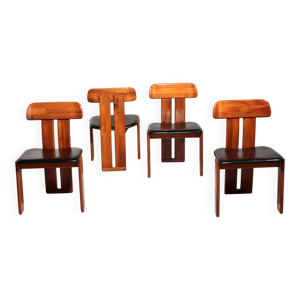 Chaises de salle à manger - noyer