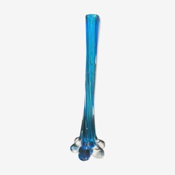 Vase soliflore blown glass - circa 1970