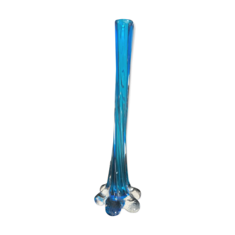 Vase soliflore blown glass - circa 1970