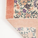 Vintage Turkish Sparta Floral Rug, 1970s