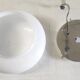 Ceiling light or opaline globe wall light - mid 20th century.