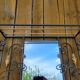 Art Deco 1930s wrought iron coat rack and hat stand