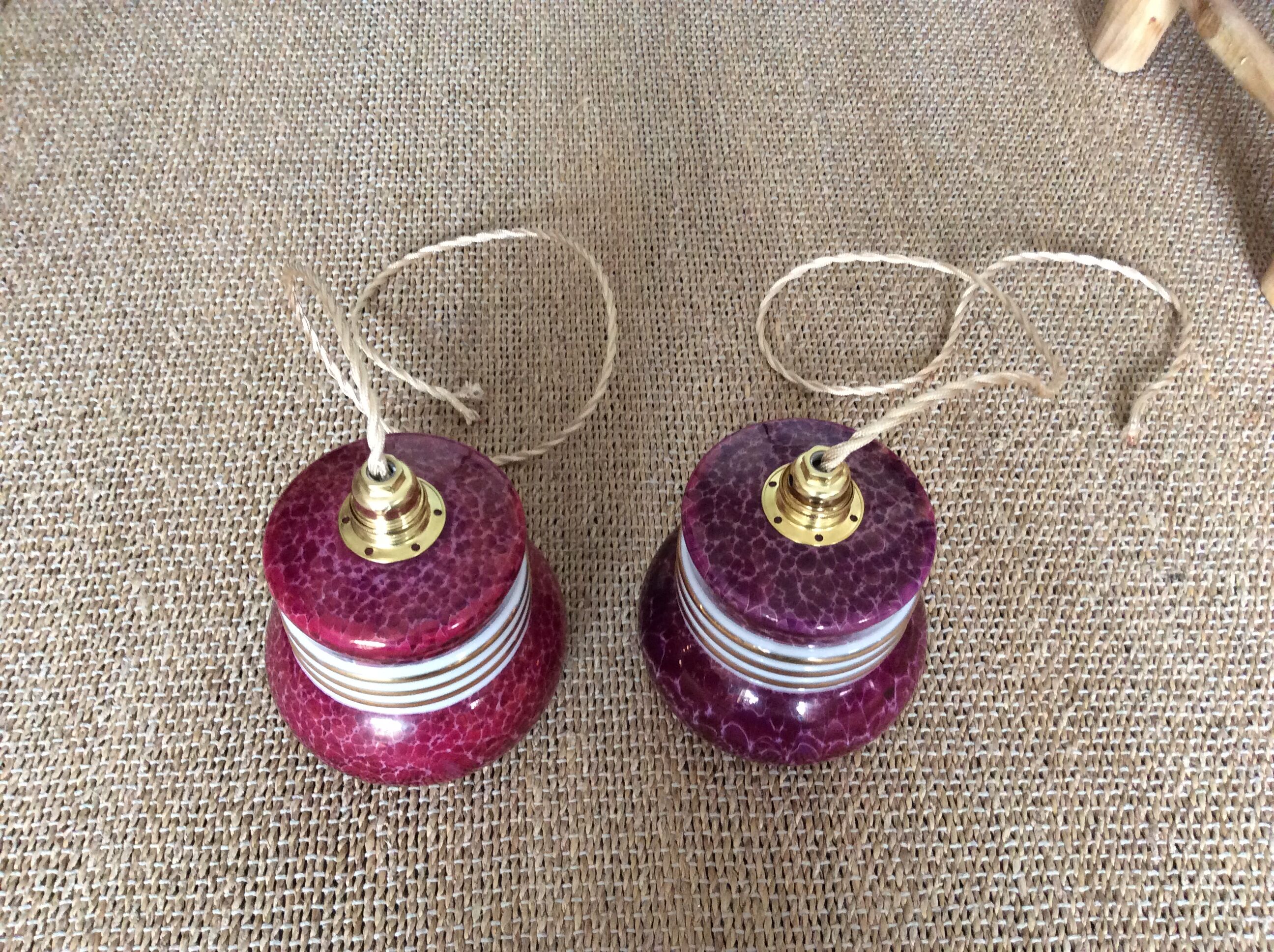 Vintage pendant lamps