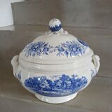 Antique soup tureen Sarreguemines