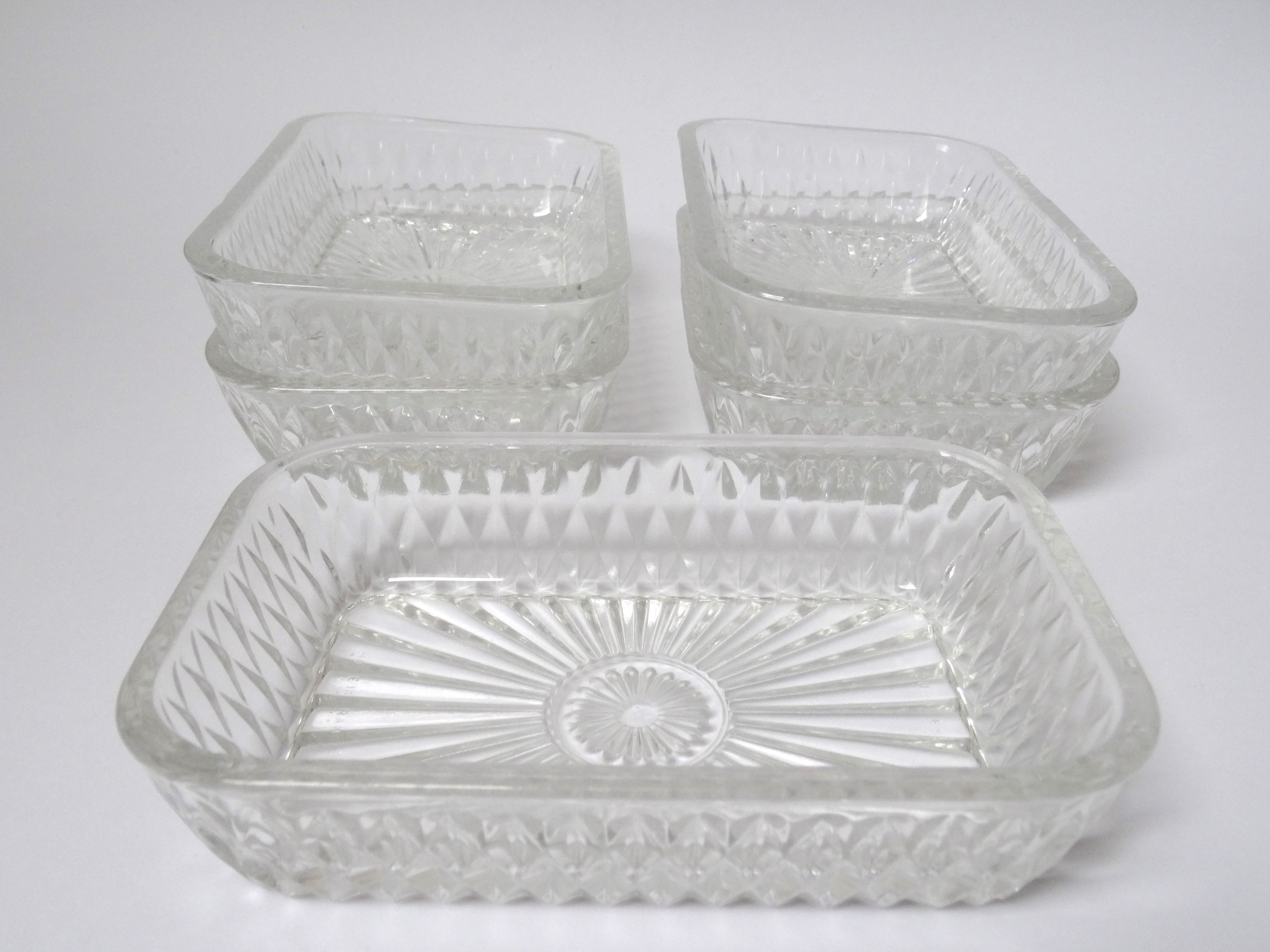 5 Duralex glass ramekins