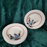 9 plates hollow Champfleury Digoin