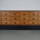 Large Vintage Dutch Oak Shop Cabinet / Sideboard, 1950s