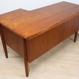 Scandinavian “Boomerang” teak desk, 1960