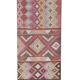 Vintage Turkish hallway rug 74x621 cm