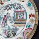 Set of 3 vintage plates gardens and Asian birds