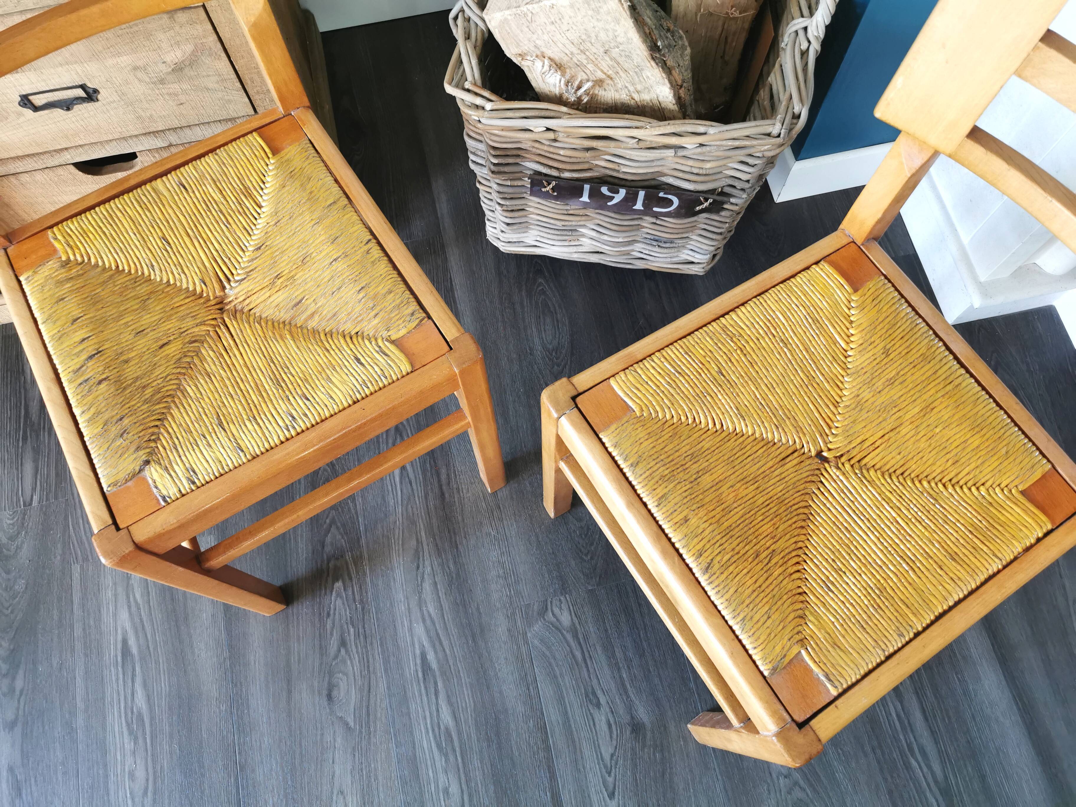 Pair of Pierre Cruege chairs