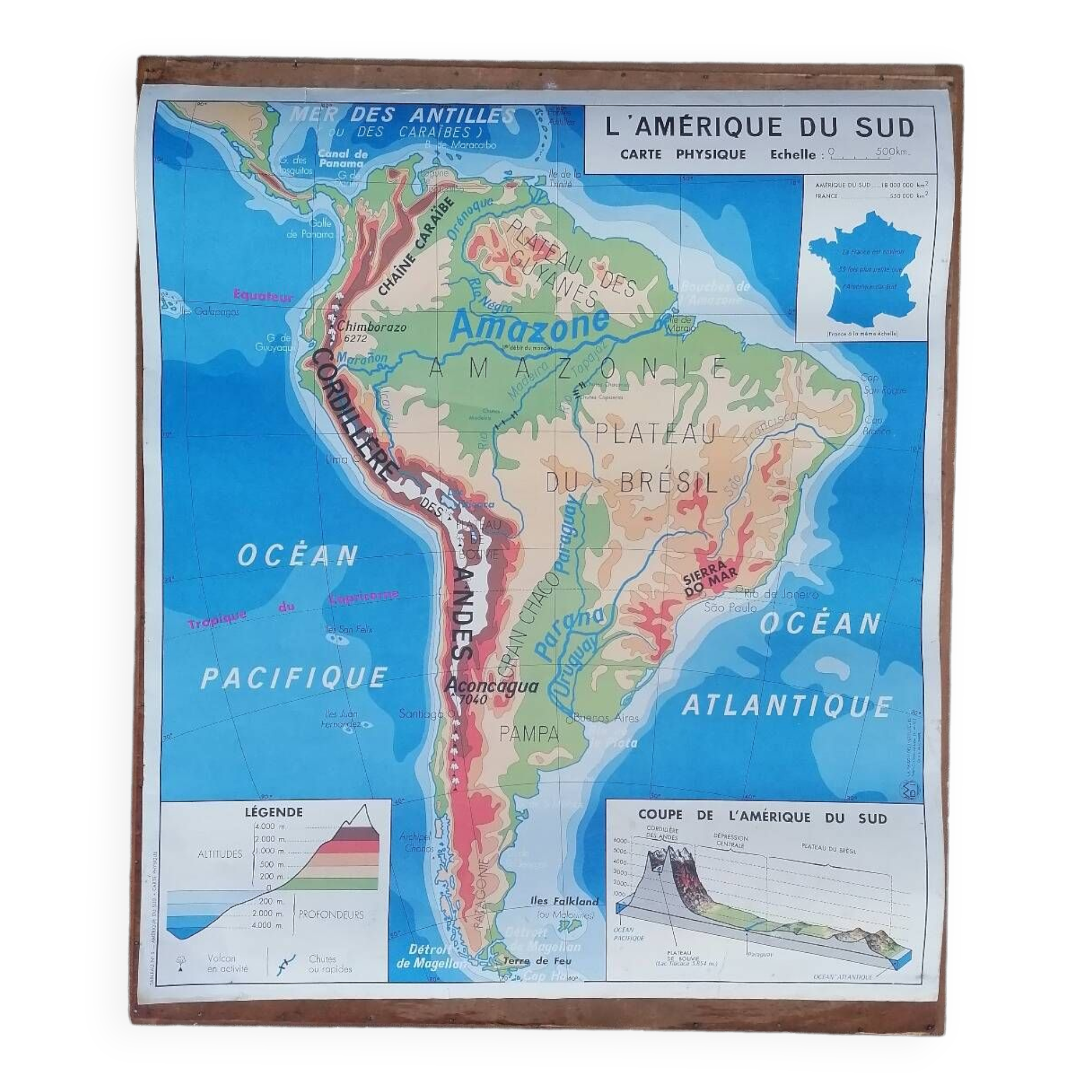Old MDI South America-Oceania map.
