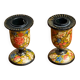 Kashmiri candlestick pair