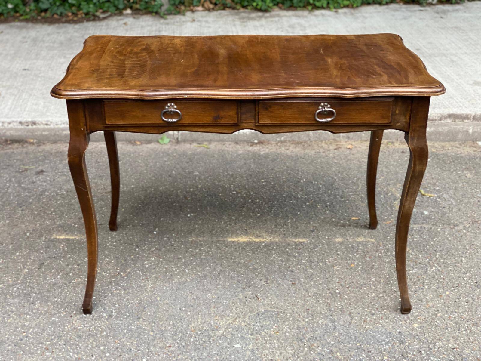 Vintage 19th century Louis XV style wooden desk