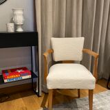 Armchair bridge fabric buckle