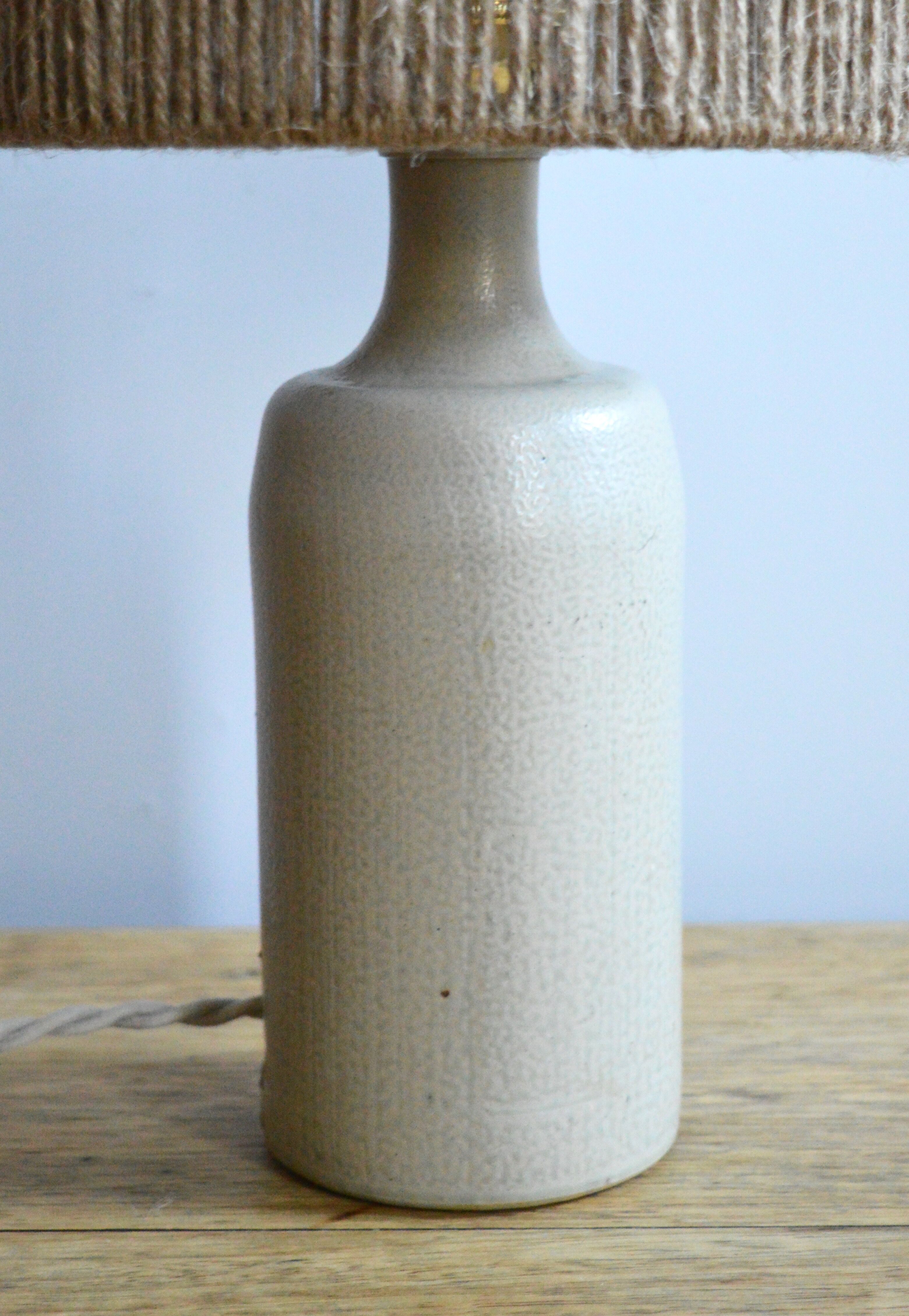 Rope and sandstone lamp