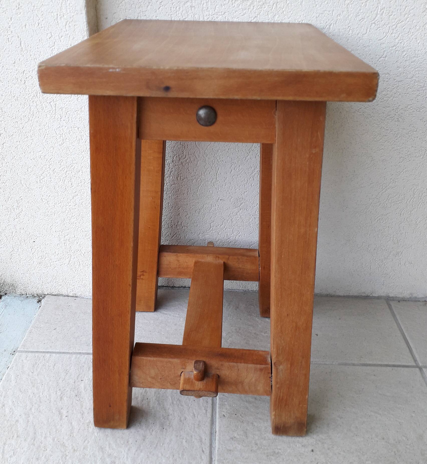 Wooden stool