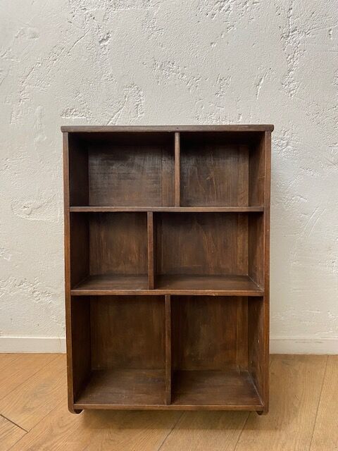 Antique wooden wall shelf