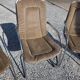 4 chaises Cidue en métal chromé, années 70