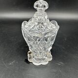 Sugar bowl in worked glass – 1224d6