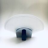 Postmodern Frosted Glass Sconce Wall Lamp from Metalarte, Spain, 1980s