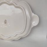 Large ceramic platter from Gien, Renaissance model, 20th century.