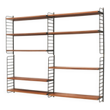 Vintage wall shelf designed by A.D. Dekker for Tomado in the 1960s