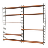 Vintage wall shelf designed by A.D. Dekker for Tomado in the 1960s