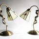 Ensemble de lampes de table de style Tiffany