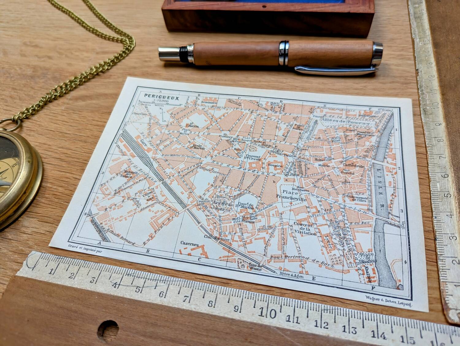 Imprimée en 1906, Périgueux, Dordogne