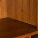 Vintage 20thc italian modular teak wall cabinet c.1960