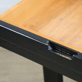 Vintage Simat edition desk in blackened wood, 1980