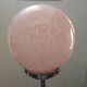 Ceiling lamp globe ball Art Deco opaline Clichy pink 1930