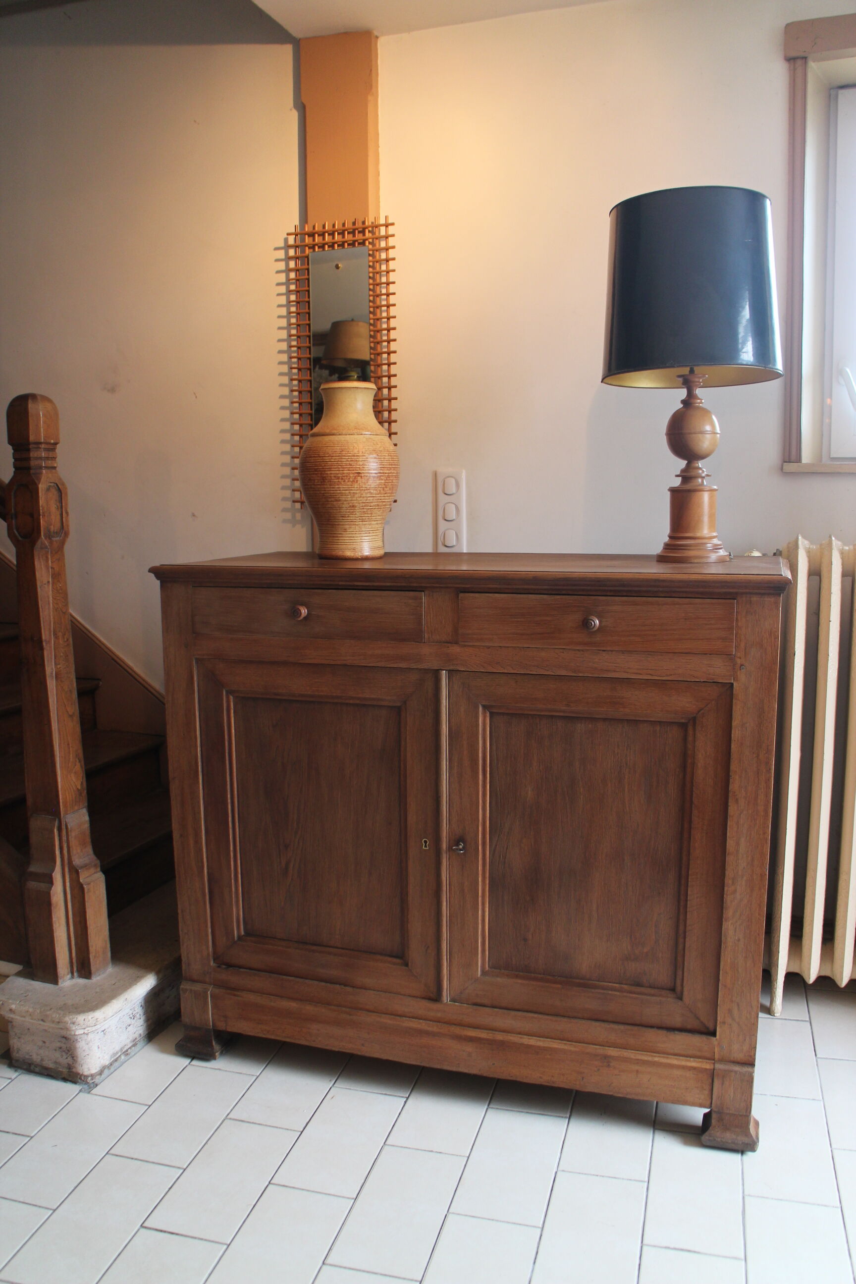 Louis philippe oak sideboard