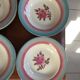 Lot hollow plates Digoin Sarreguemines model Pelleas