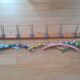 Coat rack 6 hooks school style