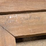 Old oil painting on canvas from the 19th/20th century.