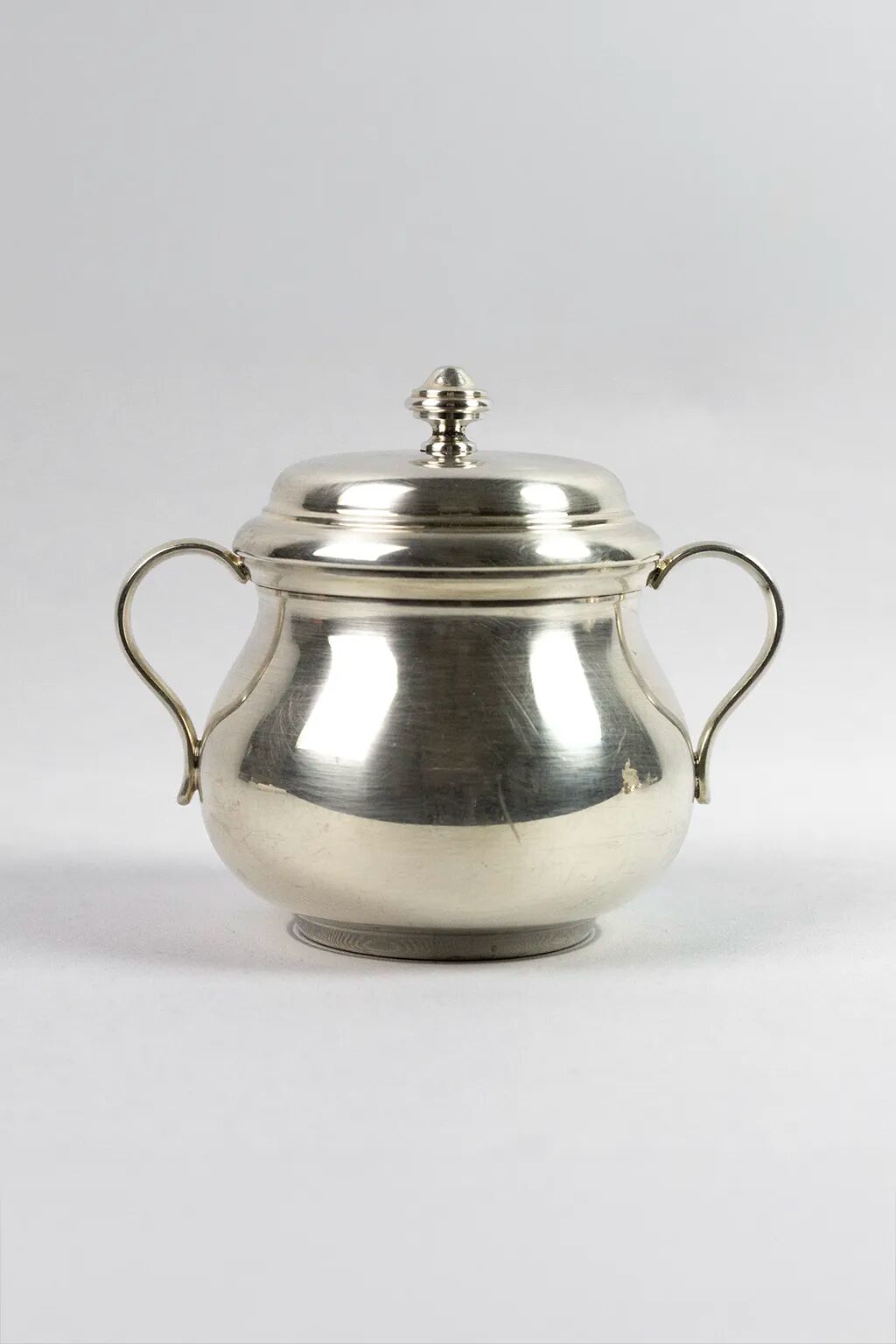 Christofle silver-plated sugar bowl – Bagatelle model (Gallia Collection)