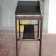 Table vintage, table bois avec 1 tiroir, console art déco, table d'appoint