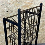 Magazine rack from Wiener Werkstätte Austria made of mahogany & brass around 1900
