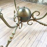 Brass coffee table by Petitot