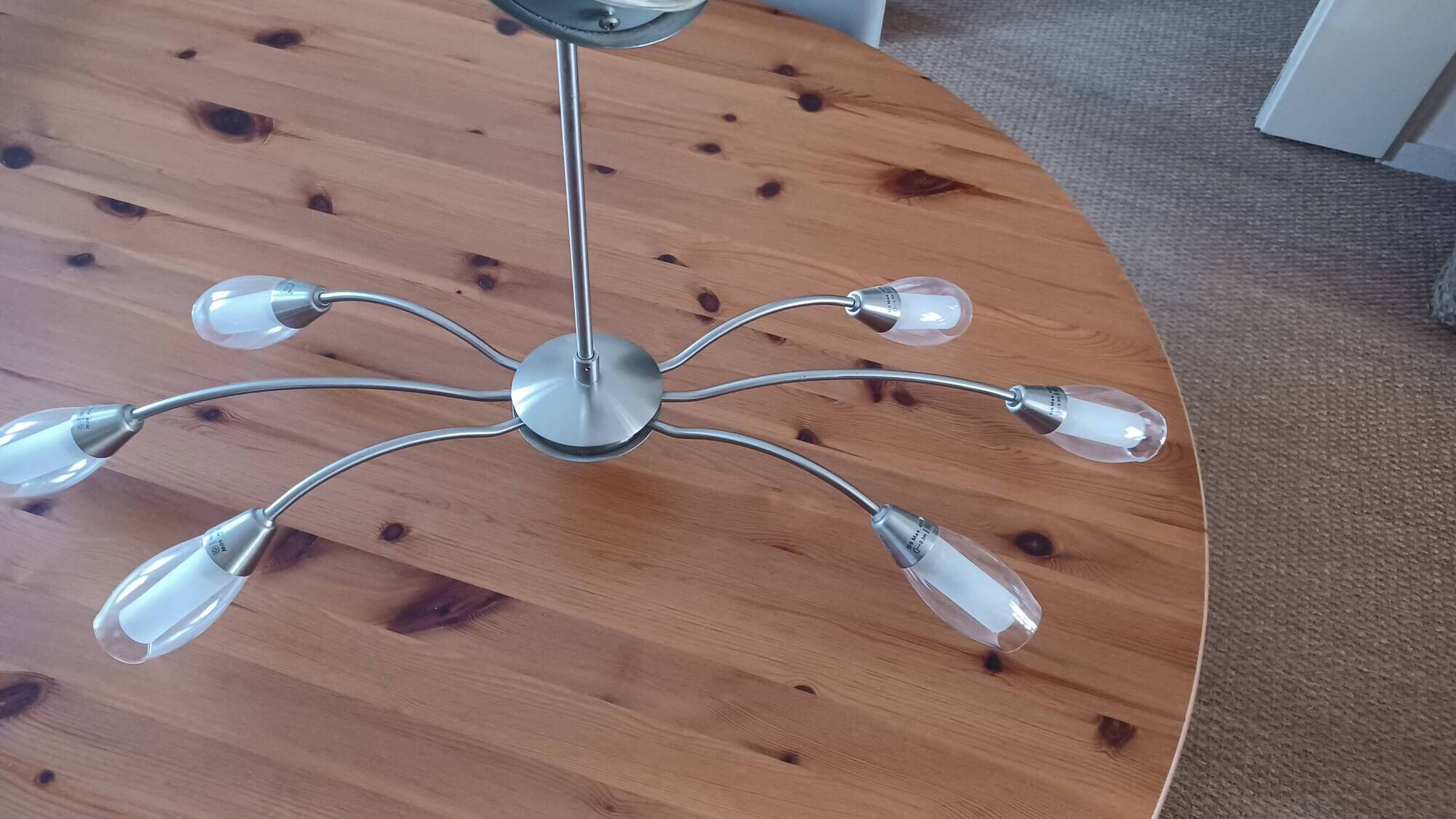 6-branch ceiling light design