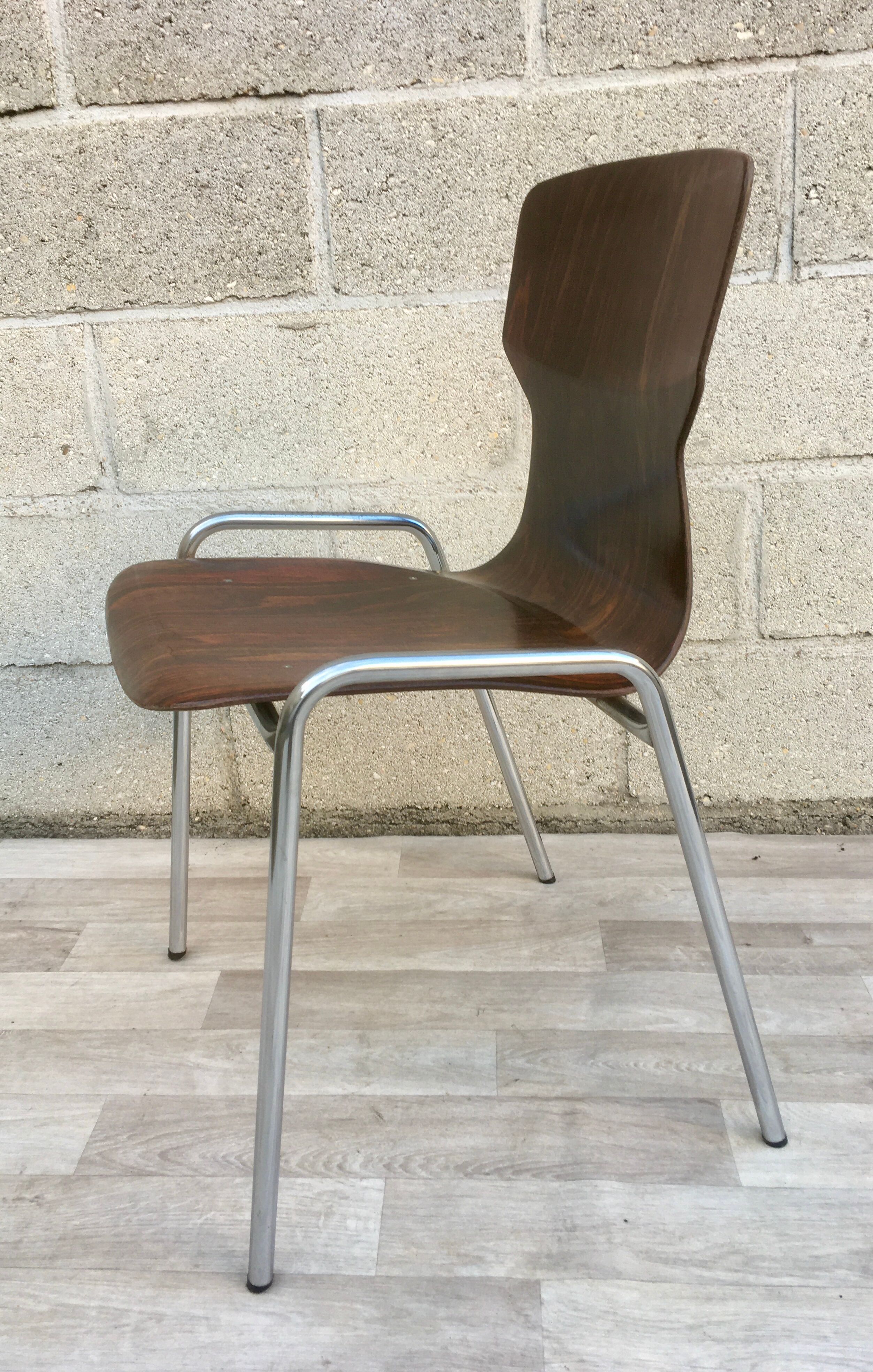 Set of 4 Vintage Chairs OBO Eromes