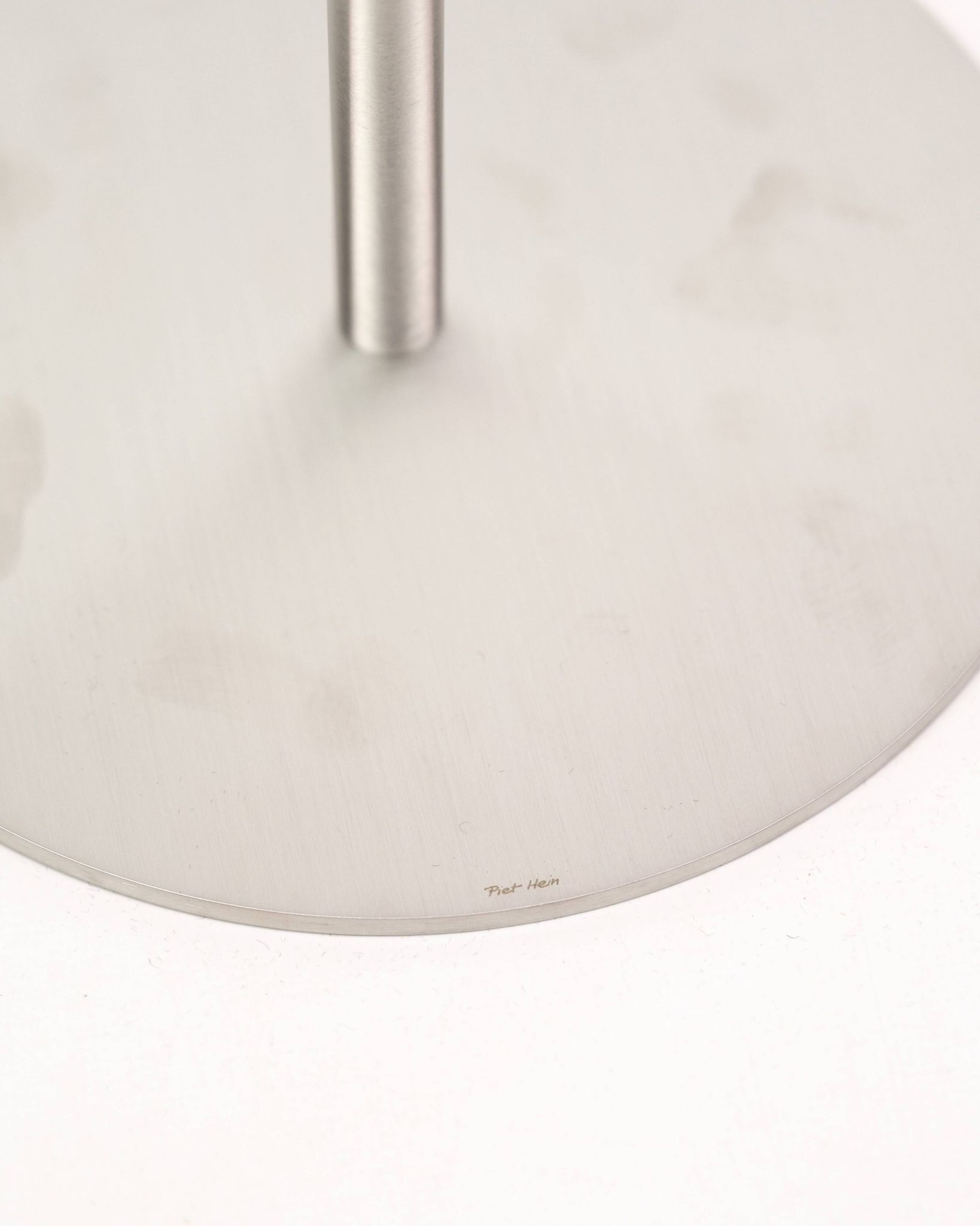 Saturn maxi candlestick made in stainless steel for peit hein