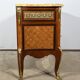Rosewood and Amaranth chest of drawers, Louis XV / Louis XVI Transition style – Late 19th century