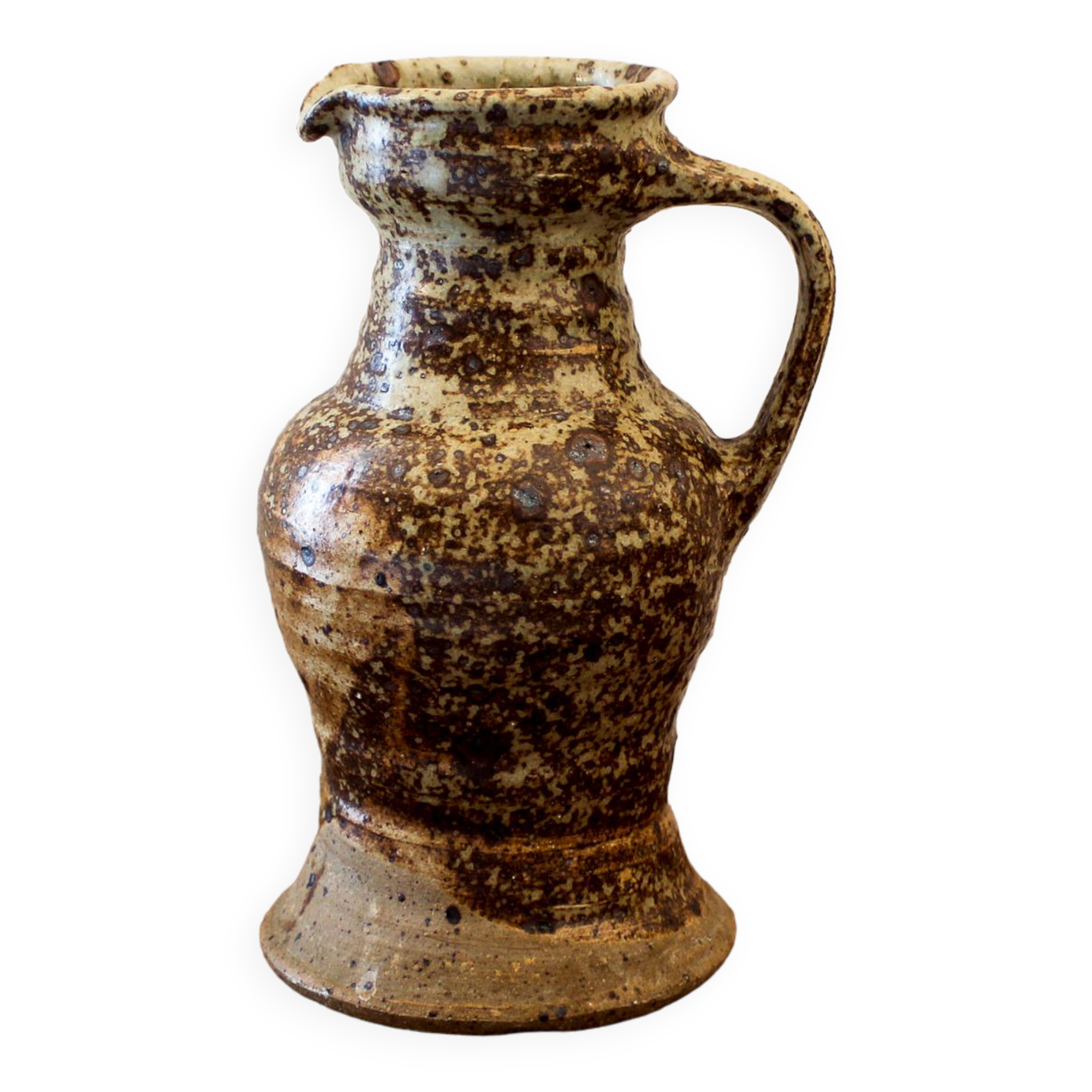 Pichet en grès pyrité Pierre Digan La Borne