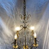 Bronze chandelier mid-twentieth century.