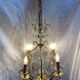 Bronze chandelier mid-twentieth century.